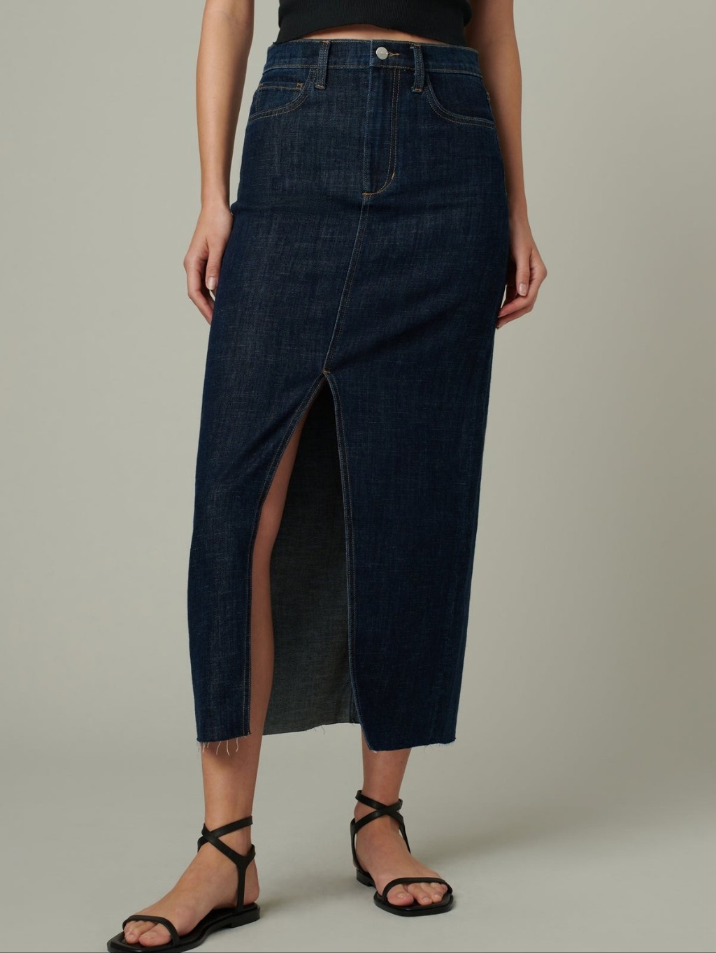 Nwt! Joe's Denim Out Of Control The Eva Maxi Skirt